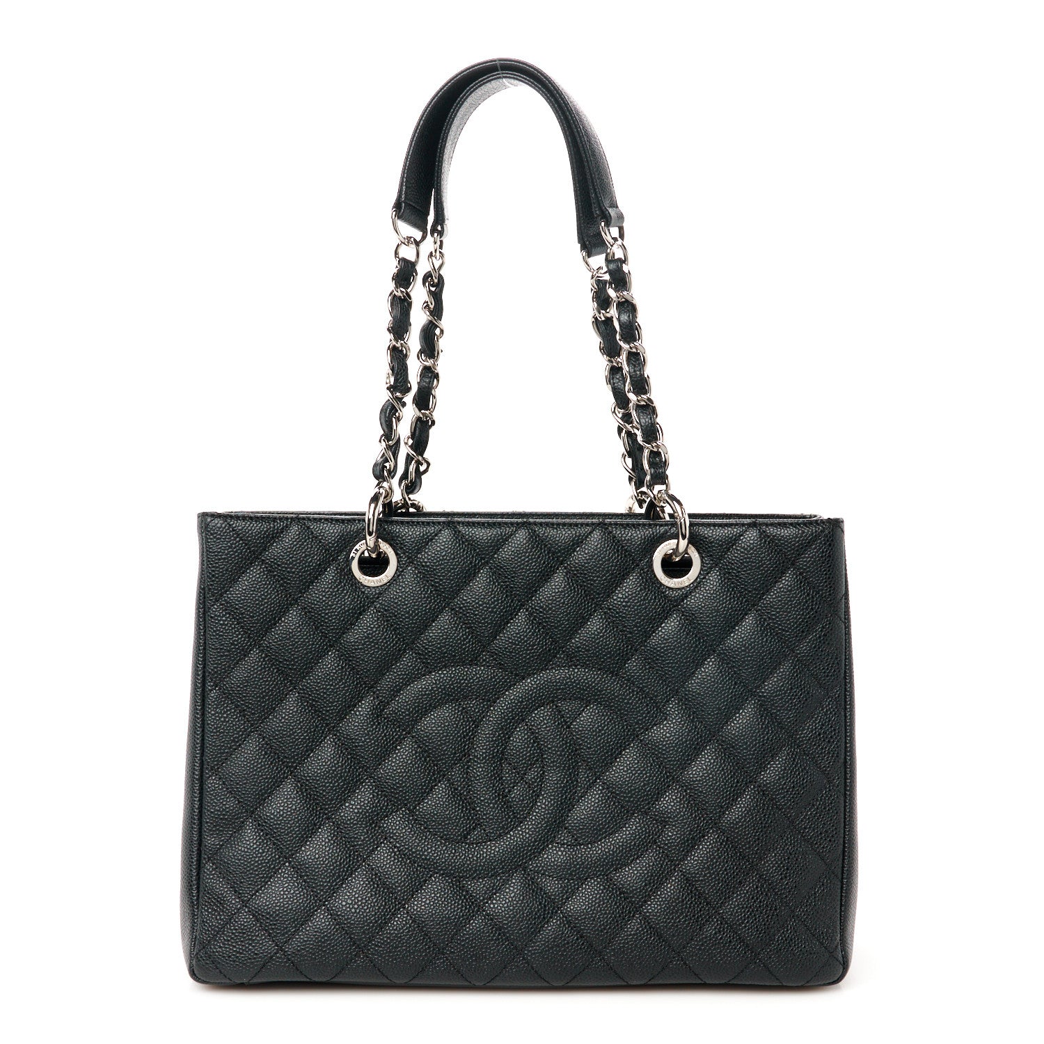 Chanel Caviar Quilted Grand Shopping Tote GST Black 1 of 11