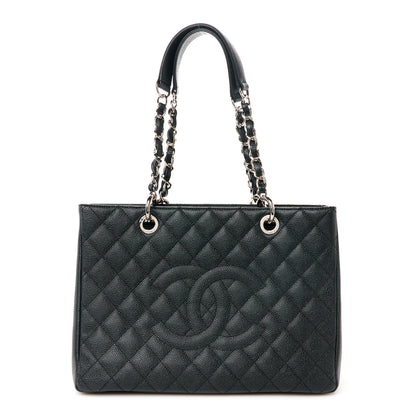 Chanel Caviar Quilted Grand Shopping Tote GST Black 1 of 11