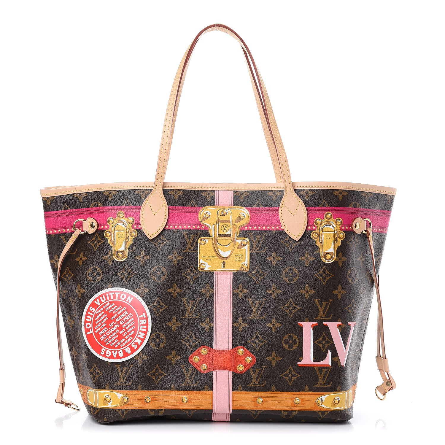 Louis Vuitton Monogram Summer Trunks Neo Neverfull MM 1 of 10