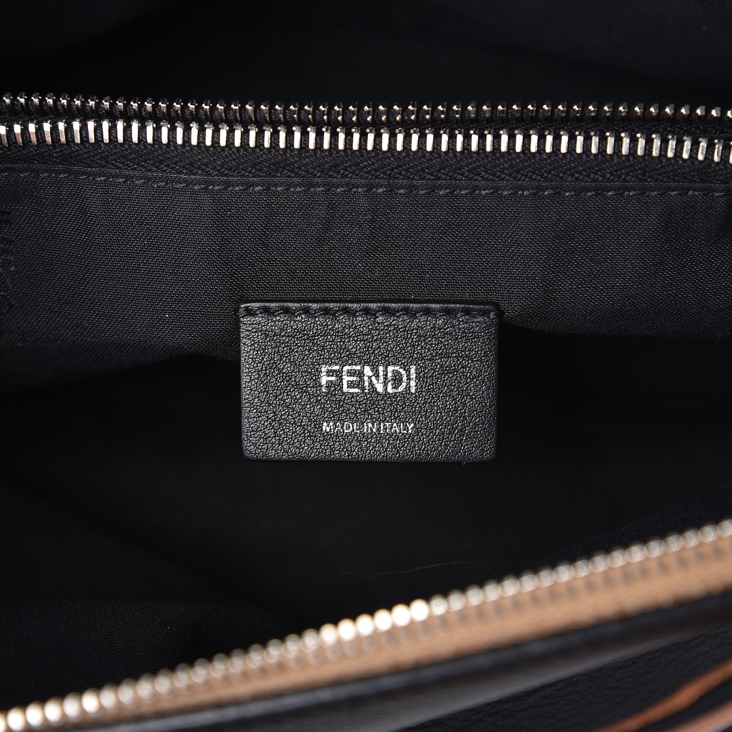 Fendi Vitello Dolce 4 Color Medium By The Way Boston Bag Black Verde Smeraldo Multicolor 11 of 13