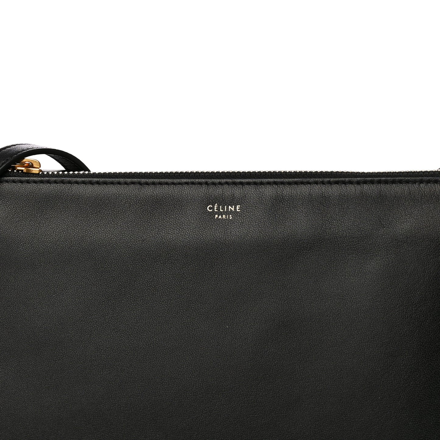Lambskin Large Trio Crossbody Bag Black