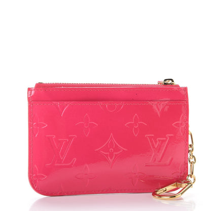 Louis Vuitton Vernis Key Pouch Rose Pop 3 of 9