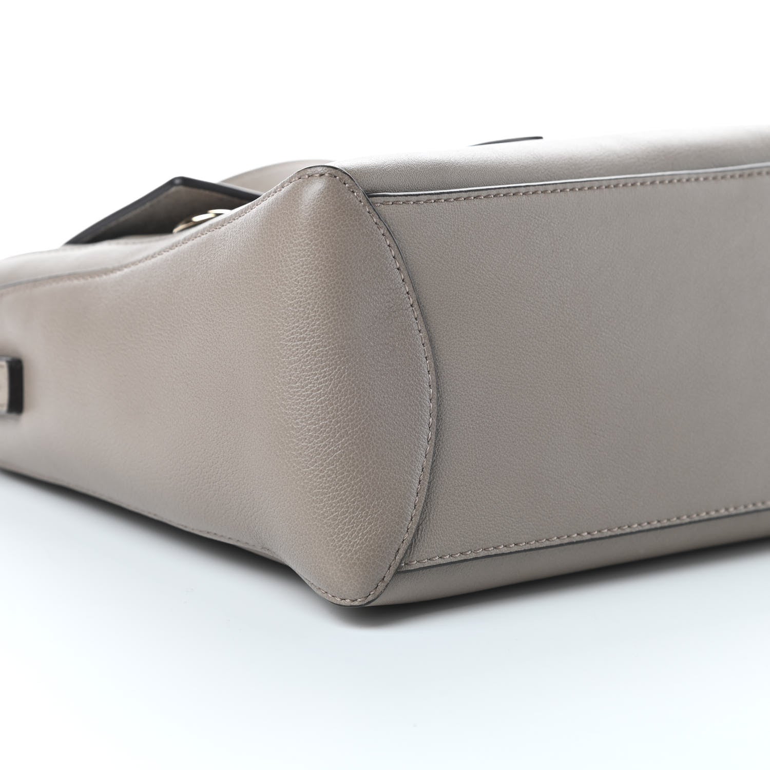 Chloe Calfskin Small Faye Day Shoulder Bag Motty Grey 9 of 13