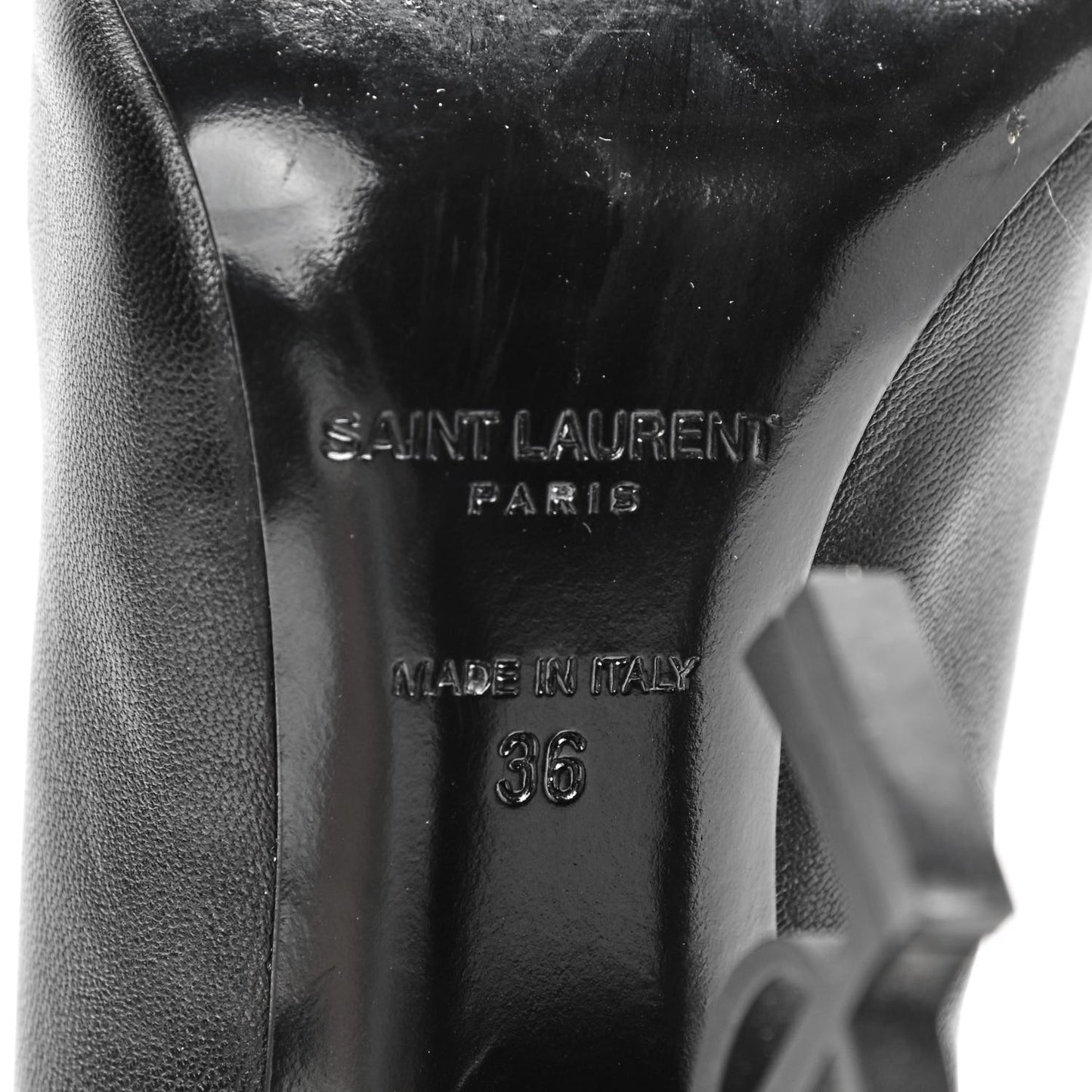 Calfskin Opyum 110 Pumps 36 Black