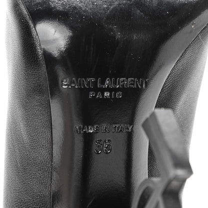 Saint Laurent Calfskin Opyum 110 Pumps 36 Black 7 of 10
