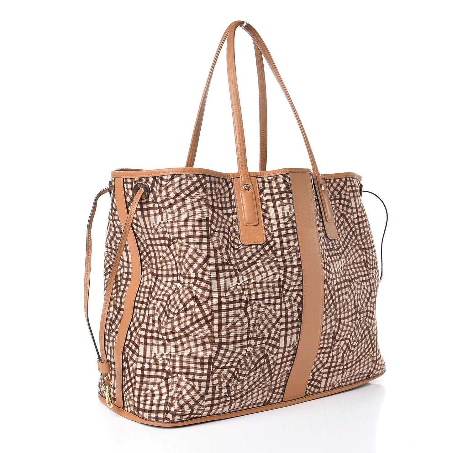 Visetos Large Liz Reversible Shopper Tote Cognac