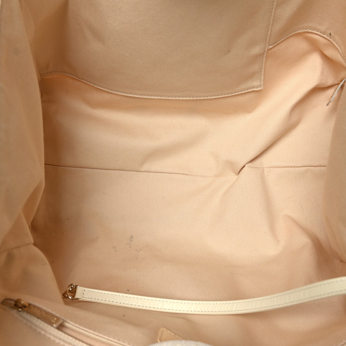 Canvas Large Deauville Tote Ivory