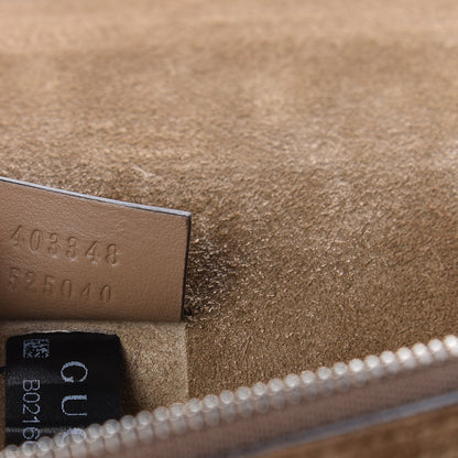 Gucci GG Supreme Monogram Medium Dionysus Shoulder Bag Taupe 7 of 11
