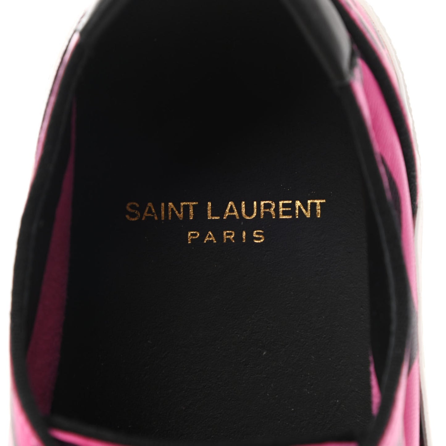 Nappa Zebra Venice Sneakers 40 Fuchsia Black