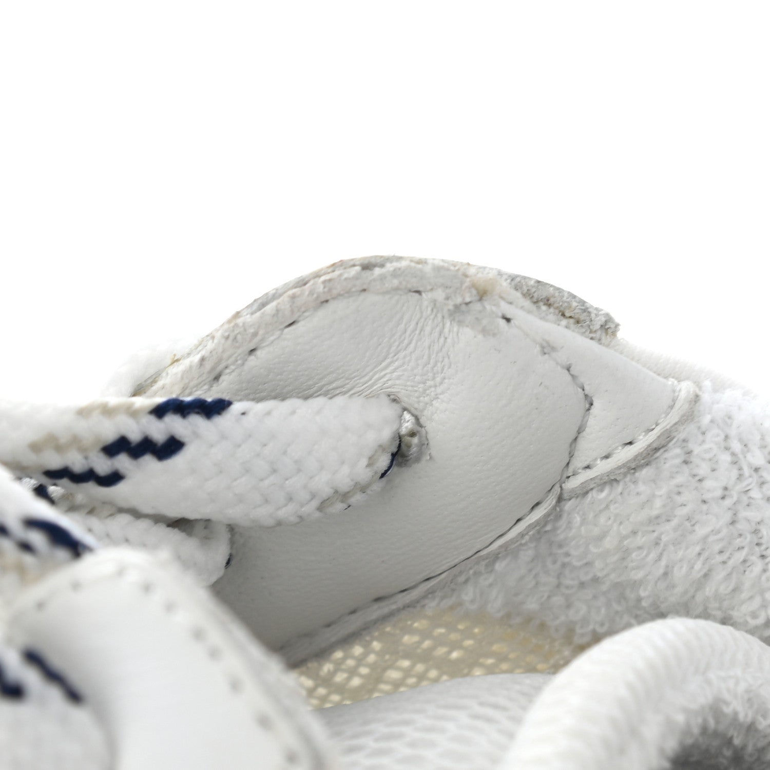 Chanel Calfskin Mesh Lycra Womens Logo Sneakers 39.5 White 15 of 16