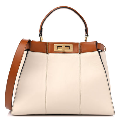 Fendi Lambskin Medium Peekaboo Iconic Satchel 1 of 11