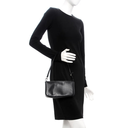 Louis Vuitton Epi Pochette Accessories NM Black 3 of 8