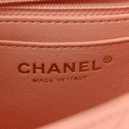 Chanel Lambskin Quilted Mini Rectangular Flap Light Pink 6 of 9