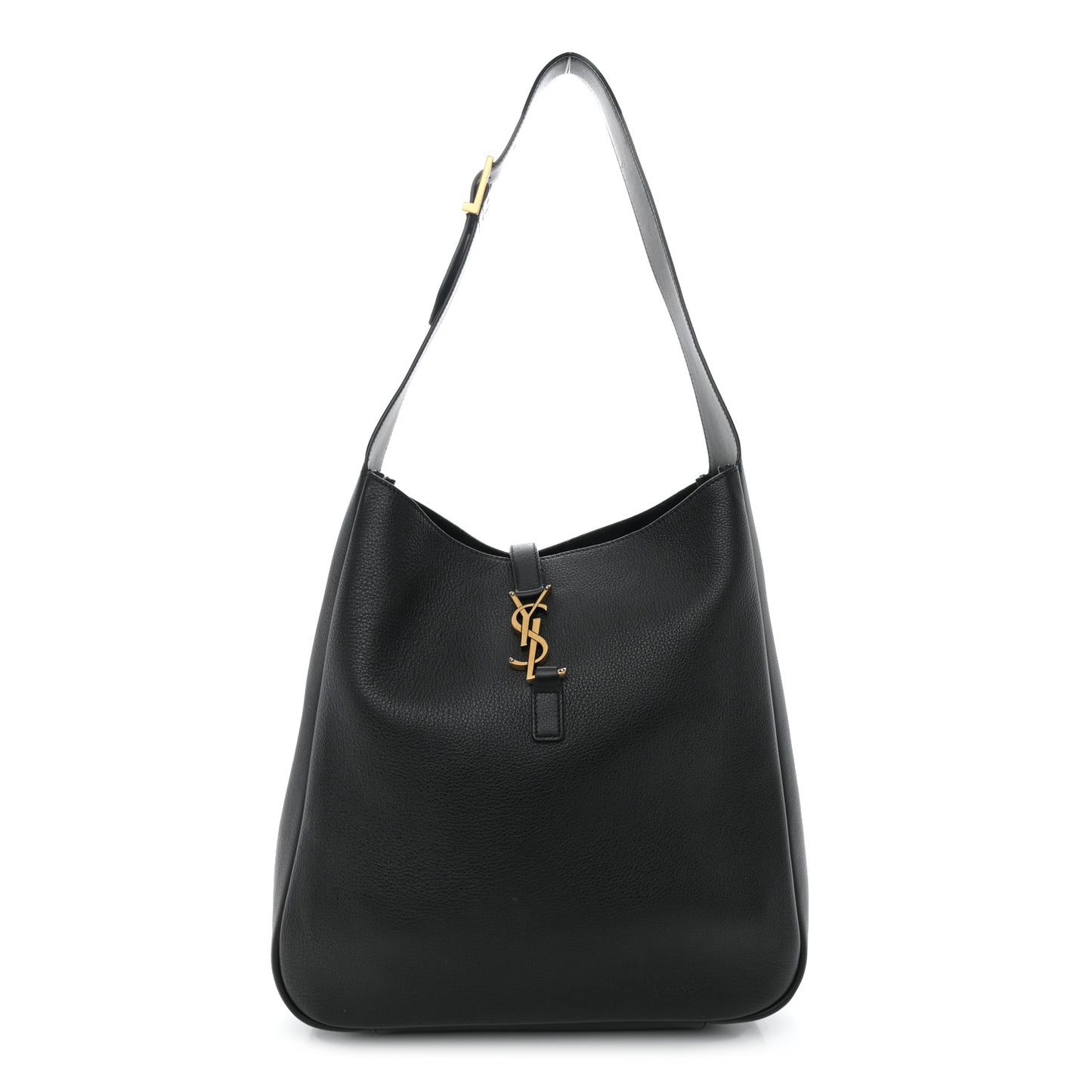 Smooth Calfskin Large Le 5 A 7 Soft Hobo Black