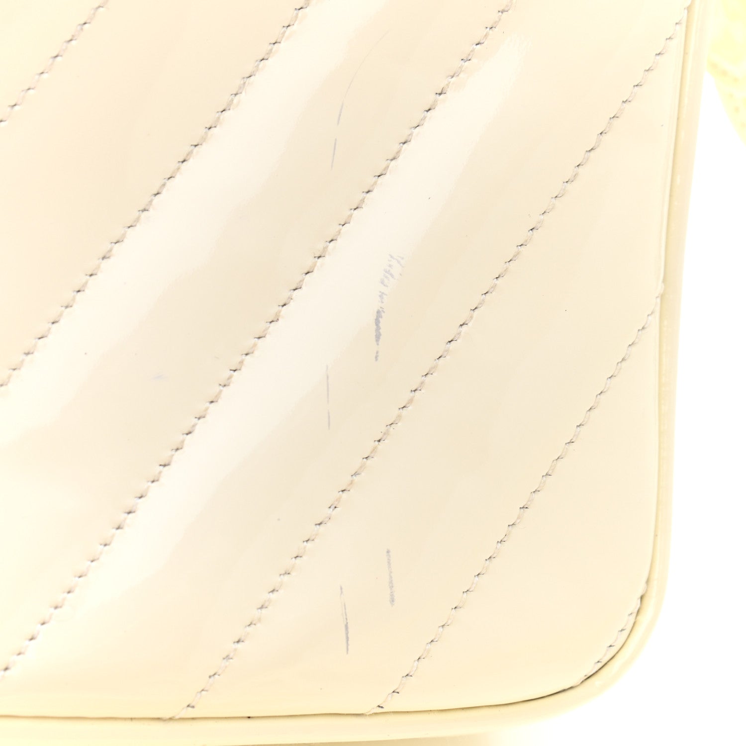 Chanel Patent Chevron Camera Bag White 12 of 12
