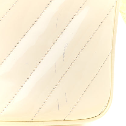 Chanel Patent Chevron Camera Bag White 12 of 12