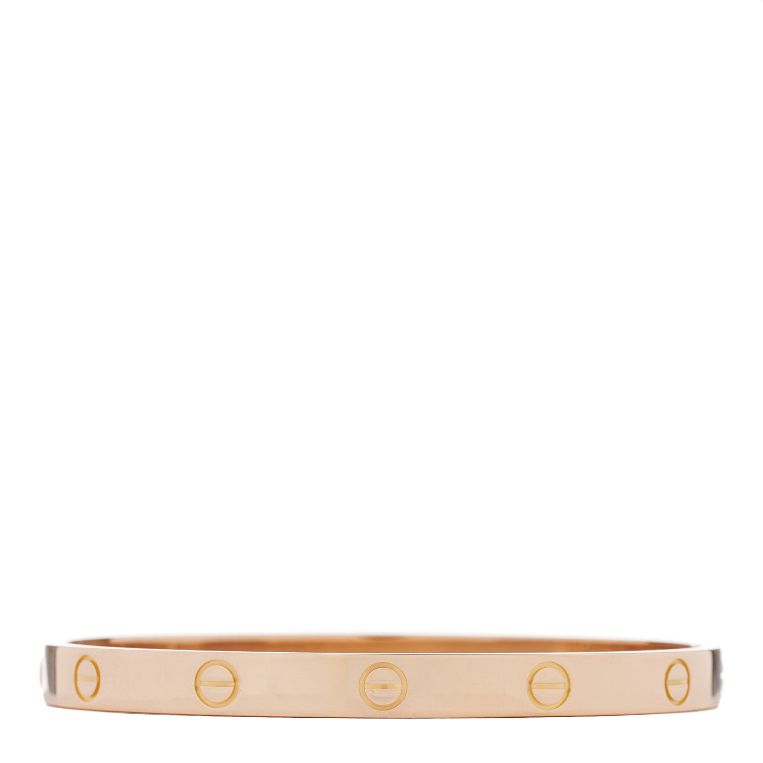 Cartier 18K Pink Gold LOVE Bracelet 18 1 of 5