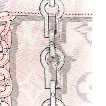 Louis Vuitton Silk Monogram Confidential Bandeau Light Pink 4 of 8