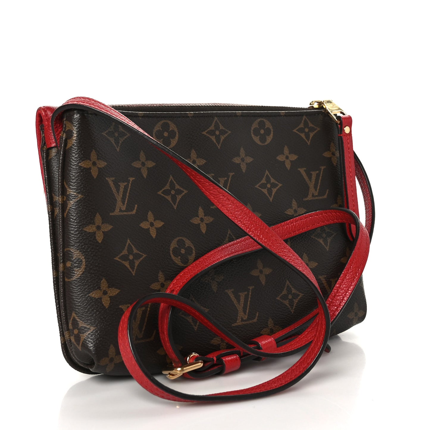 Monogram Twice Pochette Cherry