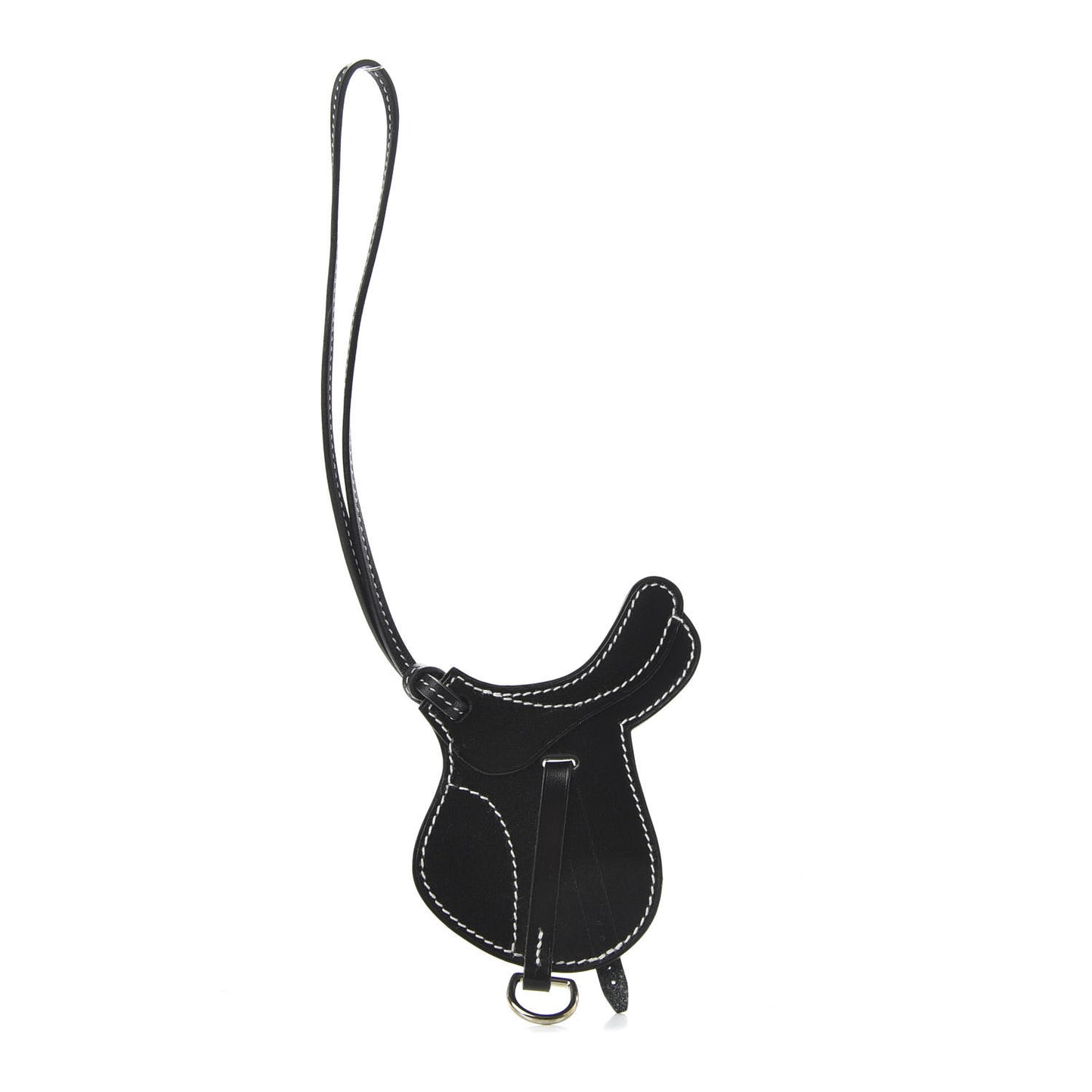 Box Paddock Selle Horse Saddle Bag Charm Black