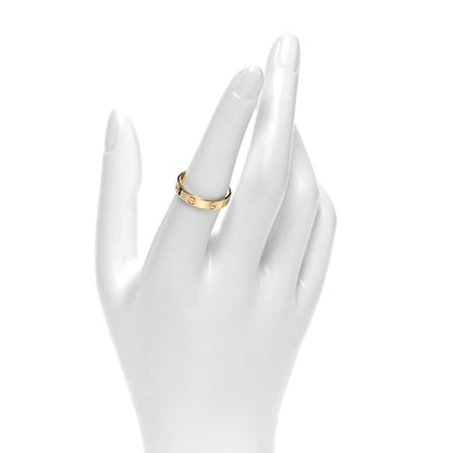 Cartier 18K Yellow Gold 3.5mm LOVE Wedding Band Ring 55 7.25 2 of 5