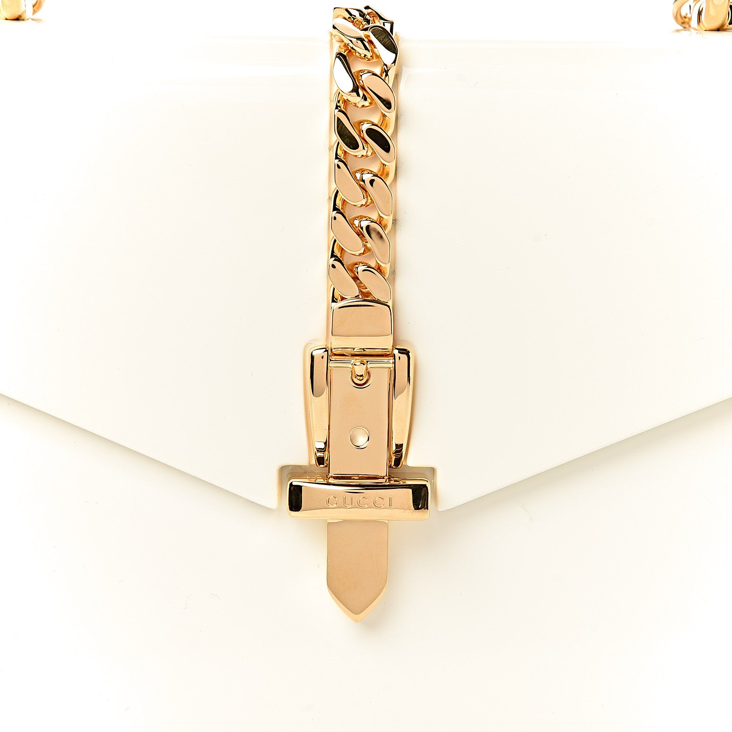 Gucci Plexiglass Mini Sylvie 1969 Top Handle Bag Ivory 10 of 11