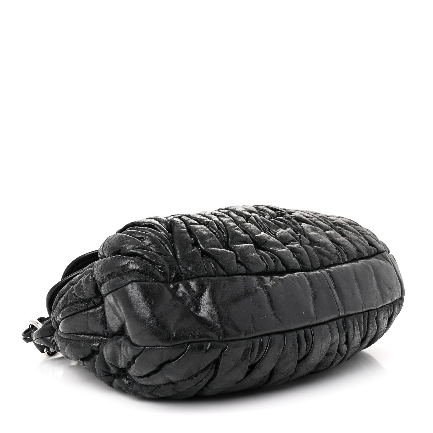 Miu Miu Nappa Matelasse Coffer Hobo Black 4 of 10