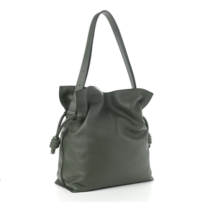 Loewe Calfskin Large Flamenco Knot Bag Khaki 3 of 10