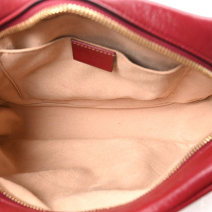 Gucci Monogram Azalea Calfskin Matelasse Diagonal Small GG Marmont Chain Shoulder Bag Beige Ebony New Cherry Red 5 of 11