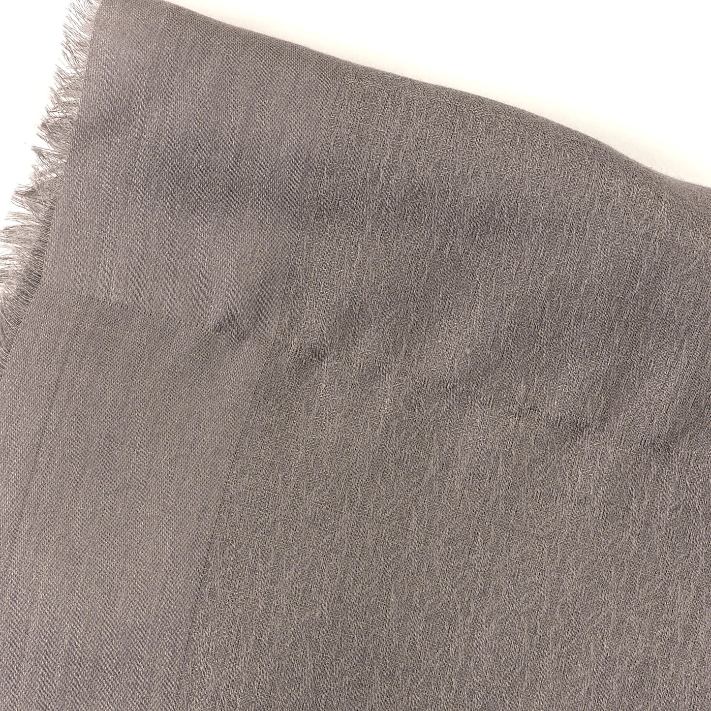 Wool Silk Cashmere Mini Anagram Scarf Taupe
