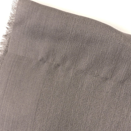 Loewe Wool Silk Cashmere Mini Anagram Scarf Taupe 3 of 3