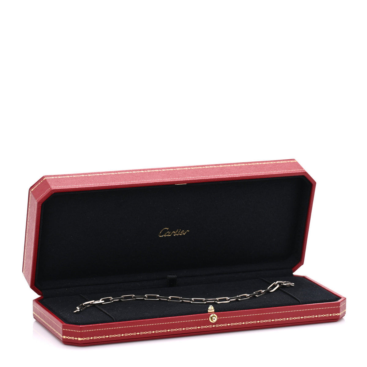 Cartier 18K White Gold Santos de Cartier Bracelet 4 of 4
