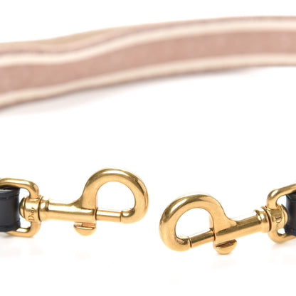 Christian Dior Canvas Embroidered Shoulder Strap Rose Des Vents 3 of 6