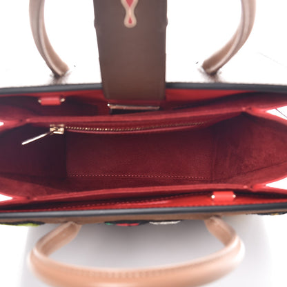 Christian Louboutin Nubuck Patch Small Eccusion Paloma Version Chatain 7 of 21