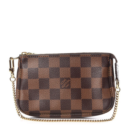Louis Vuitton Damier Ebene Mini Pochette Accessories 1 of 7