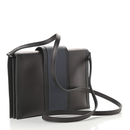 Hermes Evergrain Evercolor H Passant Clutch Bleu Indigo Black Bleu Nuit 3 of 13