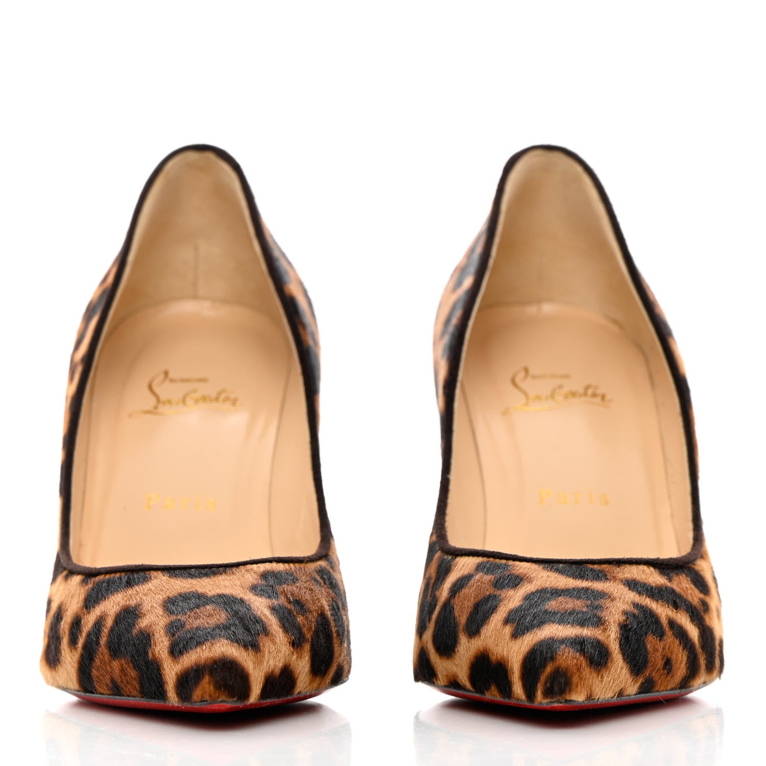 Christian Louboutin Pony Hair Leopard Luxor Piou Piou 85 Pumps 39.5 Leopard 2 of 10