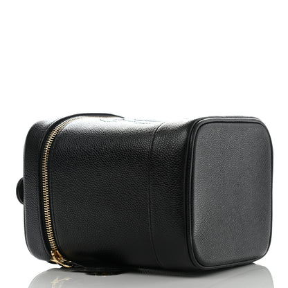 Chanel Caviar Cosmetic Vanity Bag Black 4 of 9