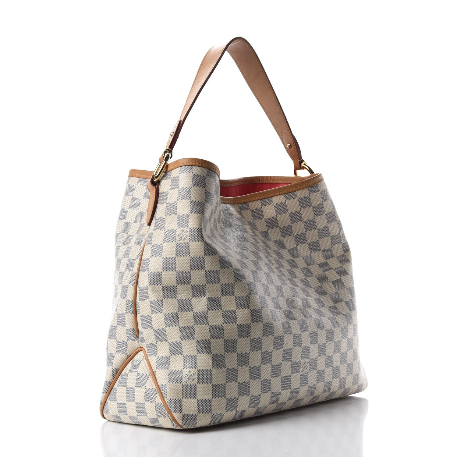 Louis Vuitton Damier Azur Delightful MM Pink 3 of 12