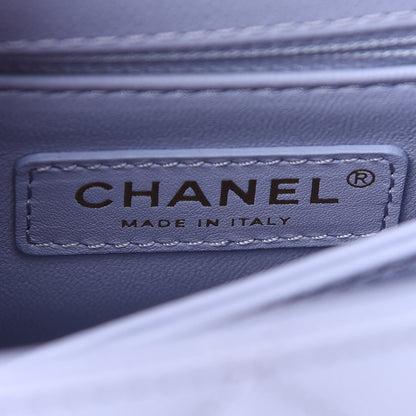 Chanel Caviar Quilted Mini Coco Handle Flap Light Purple 6 of 9