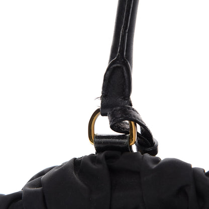 Prada Tessuto Nylon Gaufre Shopping Satchel Black 9 of 18