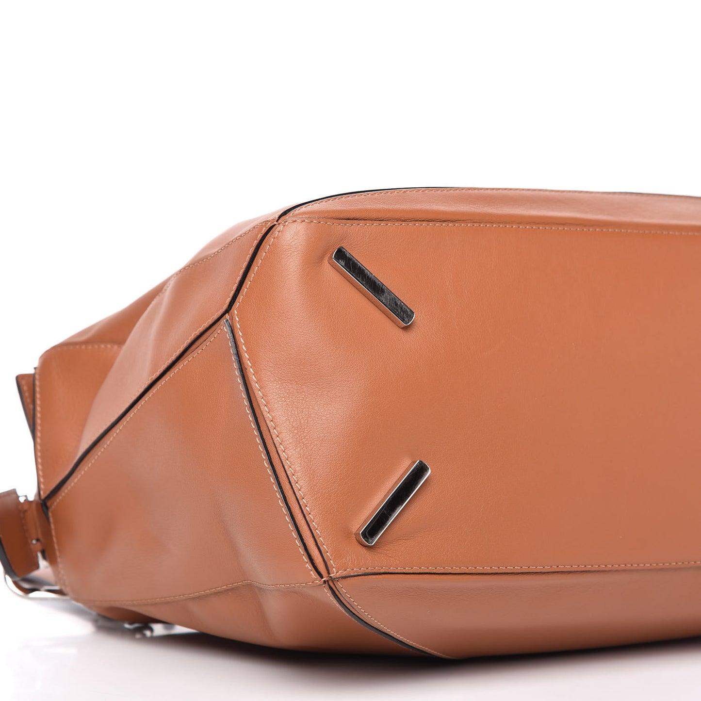 Calfskin Large Puzzle Bag Tan
