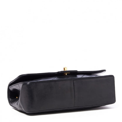 Chanel Lambskin Quilted Medium Single Flap Black 3 of 9