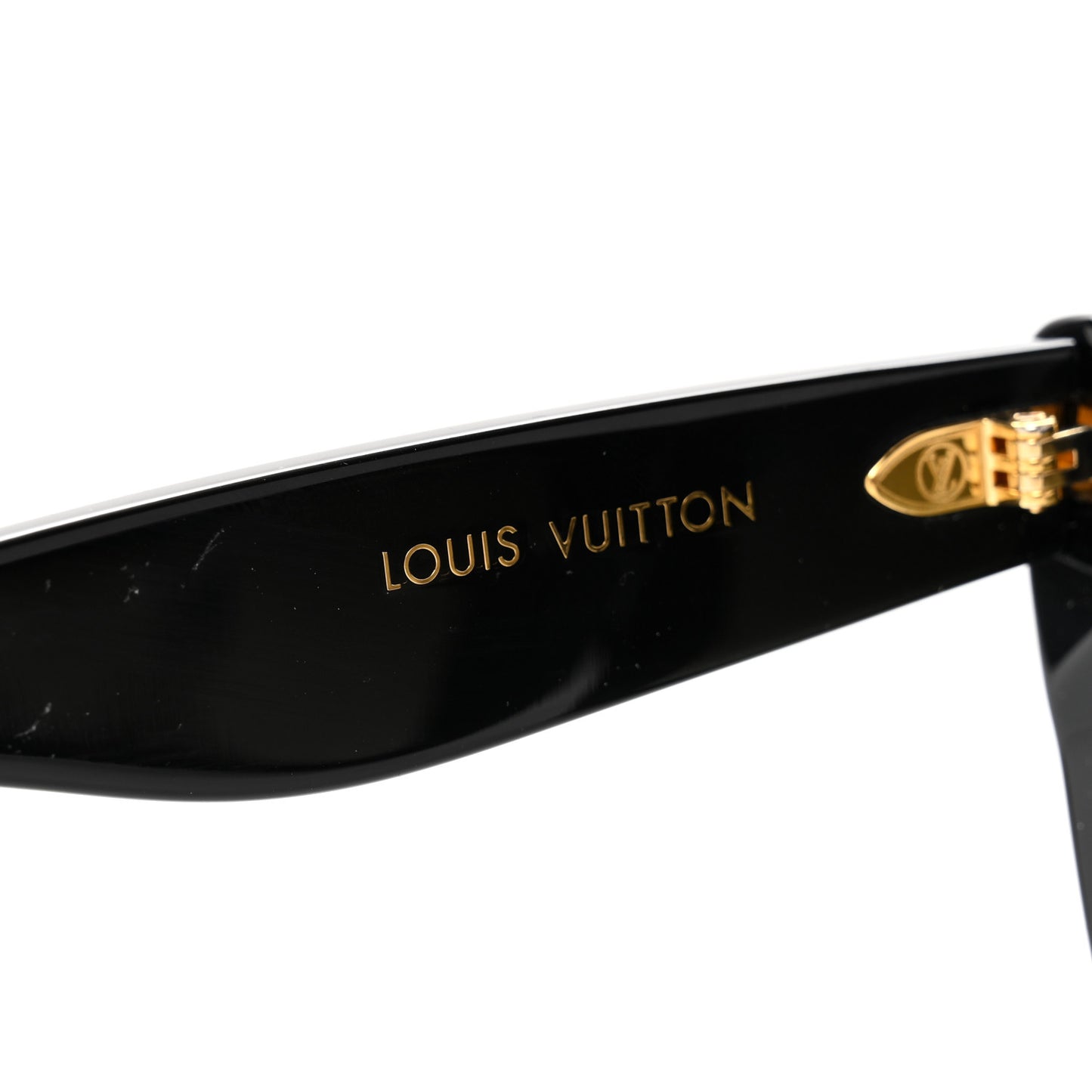 Acetate LV Fame Cat Eye Sunglasses Z1723W Black