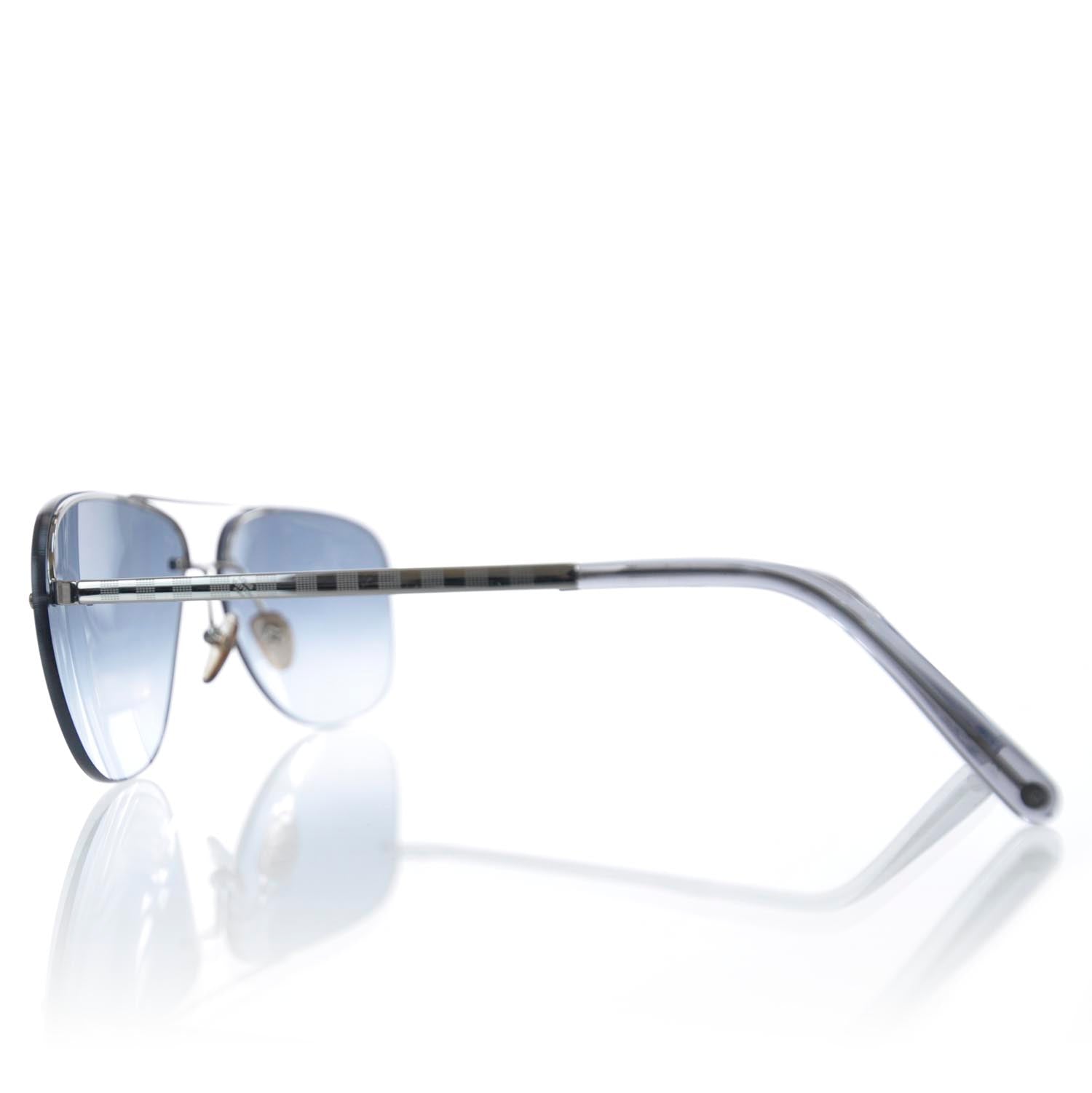 Louis Vuitton Damier Socoa Aviator Sunglasses 7 of 8