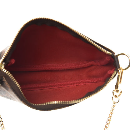 Louis Vuitton Damier Ebene Mini Pochette Accessories 5 of 8
