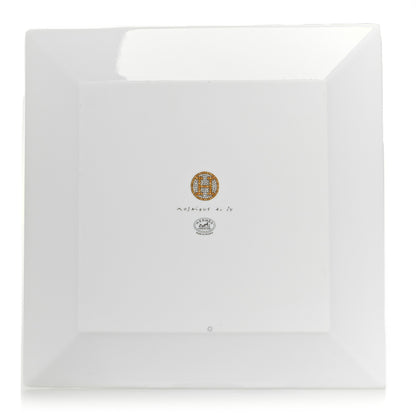 Hermes Porcelain Mosaique au 24 Square Plate 3 of 6