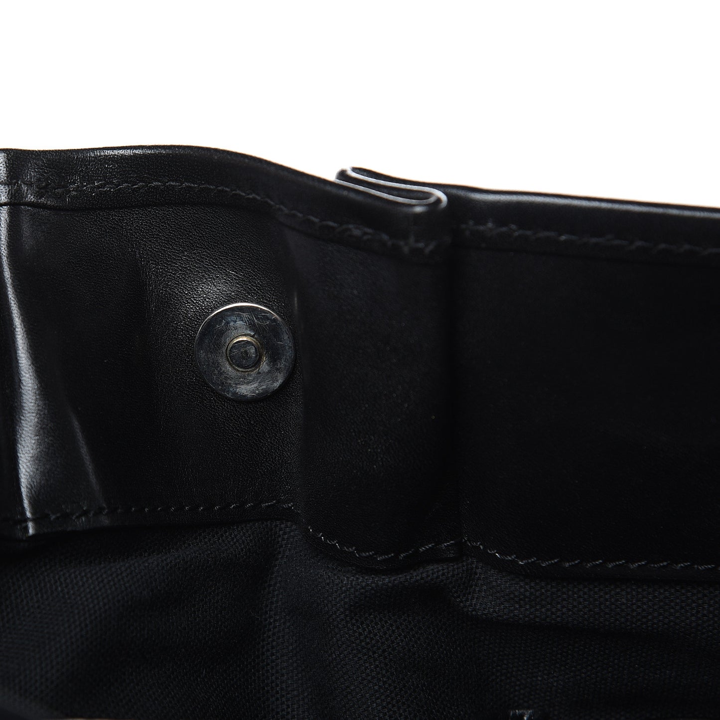 House Check Bridle Calfskin Medium Whipstitch Tote Black