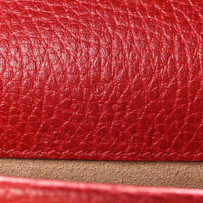 Gucci Calfskin Super Mini Dionysus Shoulder Bag Hibiscus Red 6 of 8