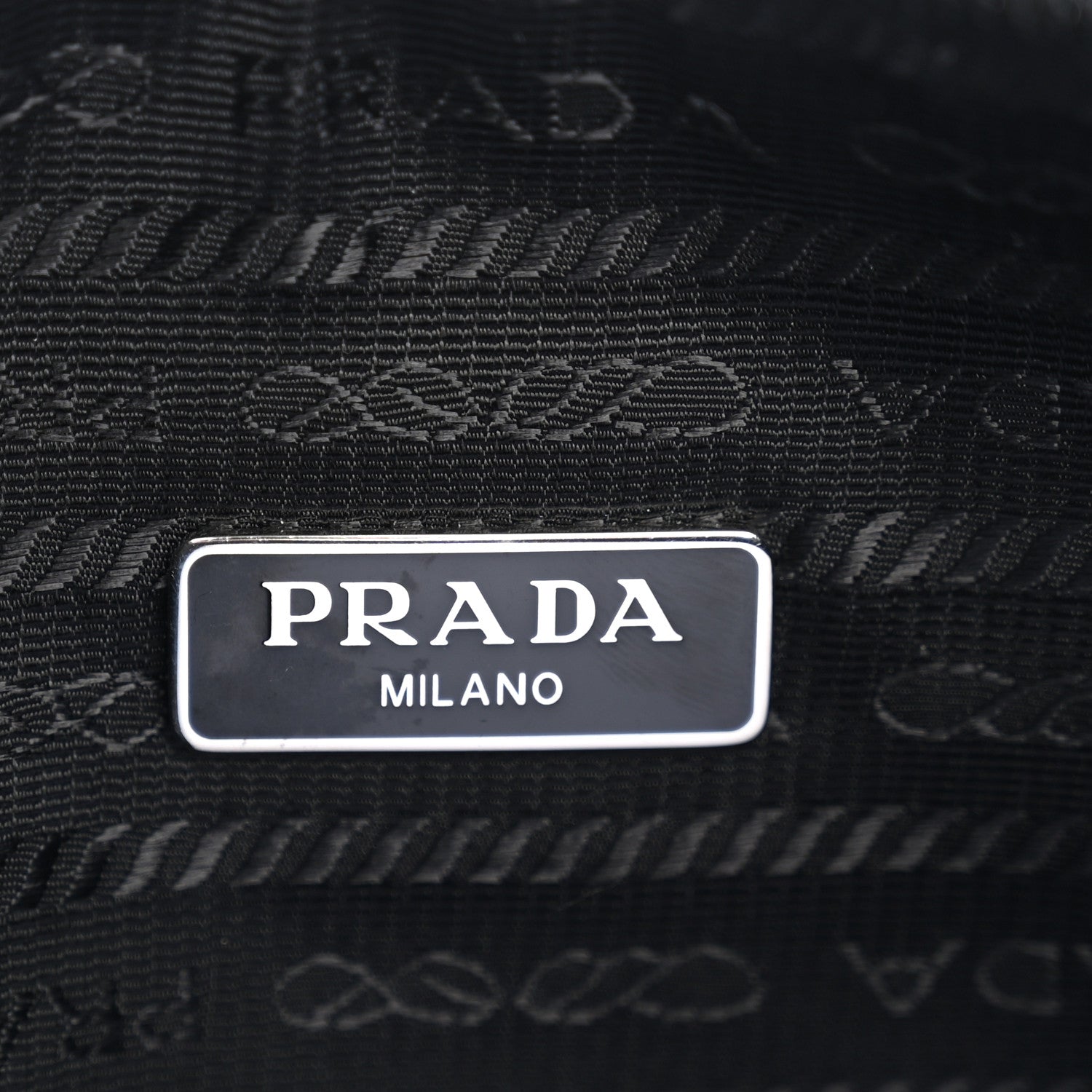 Prada Tessuto Nylon Saffiano Mini Re-Edition 2000 Bag Black 6 of 10